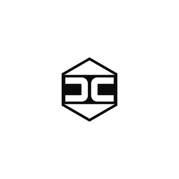 Initial logo cd dc letter logo design Stock-Illustration