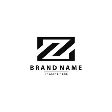 Initial LZ logo design vector Stock-Illustration