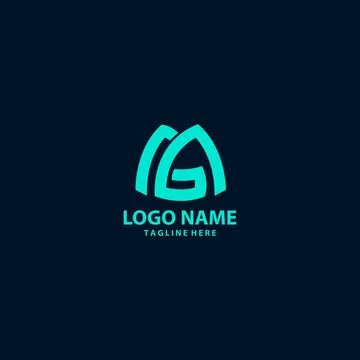 Initial MG logo design vector Stock-Illustration