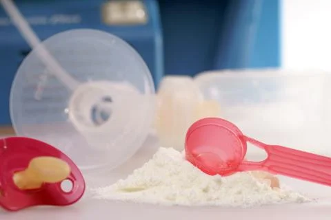 Initial milk Stock Photos