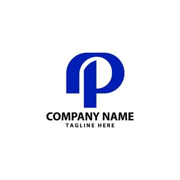 Initial NP linked logo design vector Stock Illustration
