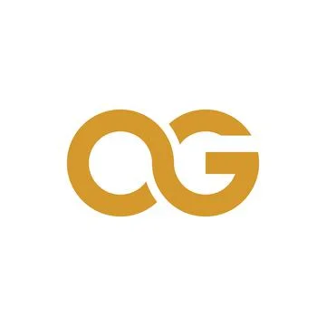 Initial og logo vector Stock Illustration