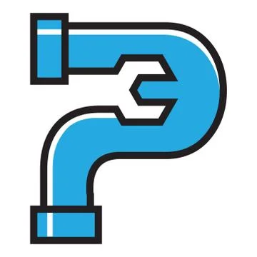 Initial P for Plumbing Service logo icon vector Stock Illustration