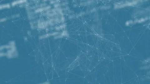 Initial pulse starting bright nodes emerging and linking into network for 動画素材 309872585