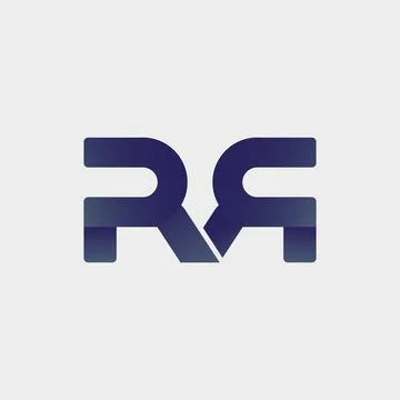 Initial RMR Logo Stock Illustration