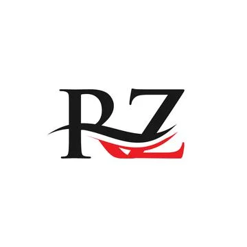 Initial RZ letter logo design with modern trendy. RZ logo design. Stock Illustration