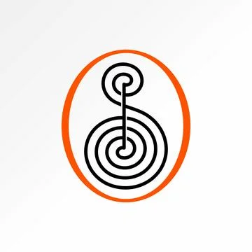 Initial S font line motif pattern aesthetic artwork decorative ornament brand Illustrazione stock