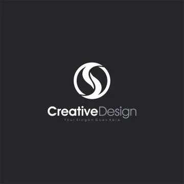 Initial S Letter Logo Icon Design Stock Illustration