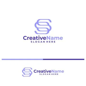 Initial S logo design concept vector. Creative Letter S logo template vecto.. Stock Illustration