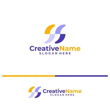 Initial S logo design concept vector. Creative Letter S logo template vecto.. Stock Illustration