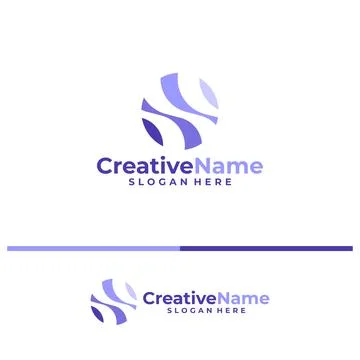 Initial S logo design concept vector. Creative Letter S logo template vecto.. Ilustración de archivo