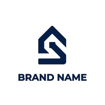 Initial S perfect for modern branding and corporate identity Stock Illustration