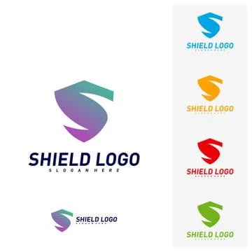 Initial S Shield Logo Design Concepts. S Letter Shield Vector illustration De Stock Illustration