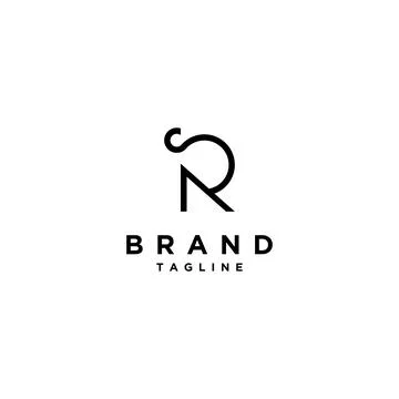 Initial SR Logo Stock Illustration