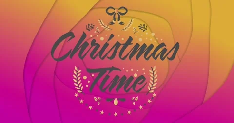 Initial stroke starting script title drawing and expanding gold wreath forming Stock Footage 321889643