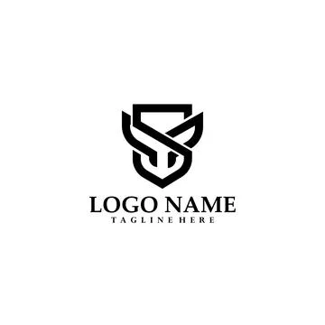 Initial SY logo design vector Stock Illustration