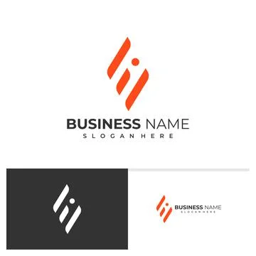 Initial W E logo vector template, Creative Letter W logo design concepts Stock Illustration