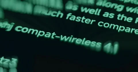 Initializing a hacker attack to crack password Stock Footage 310804285