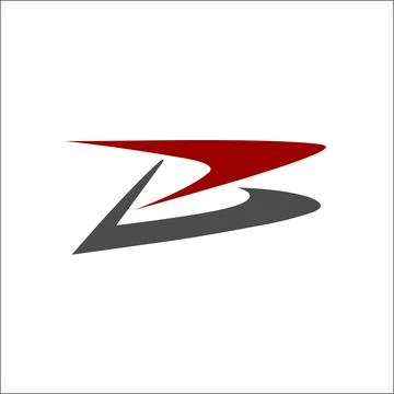 Initials Letter B logo vector icon design template elements Stock Illustration