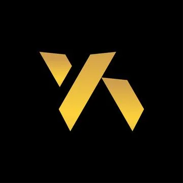 Initials letter YA logo vector Stock Illustration