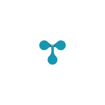 Initials letters T logo design vectors unique Stock Illustration