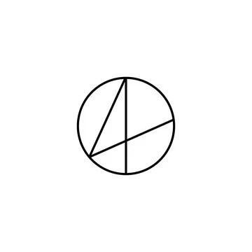 The initials logo letter AD is elegant and luxurious design 3 Stock Illustration