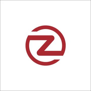 Initials z circle logo vector template ,letter z circle Stock Illustration