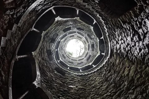 The Initiation Well bottom view 스톡 사진