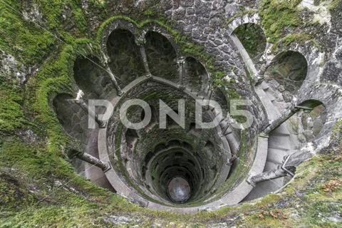 The Initiation Well of Quinta da Regaleira, a romantic staircase ...