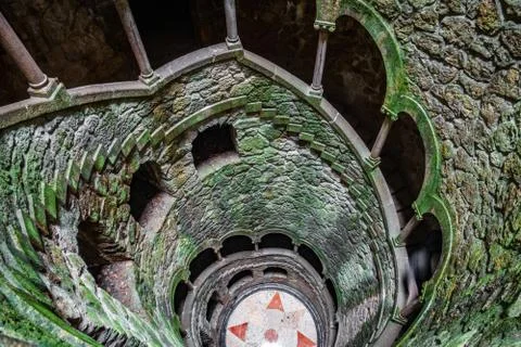 The Initiation Well top-down with no people Stock Photos