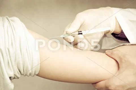 Inject vaccinatio Stock Photos