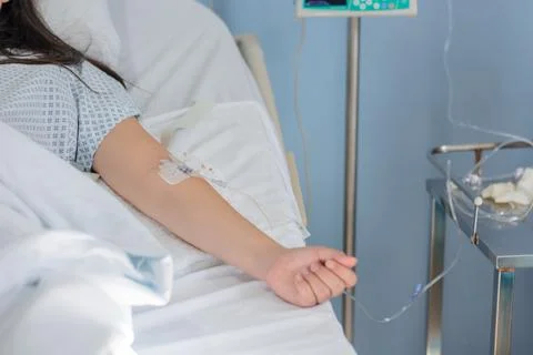 Injected to the patient Stock Photos