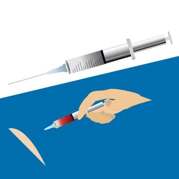 Inject/Injection tube Stock Illustration
