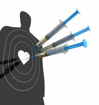 Injection Dart Stock Illustration