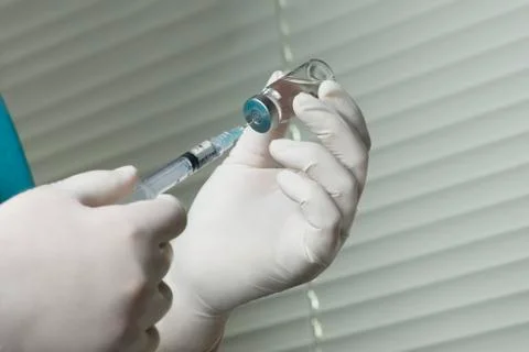 Injection draw Stock Photos