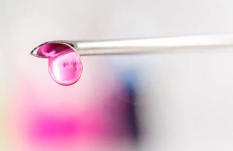Injection drops medicine Stock Photos