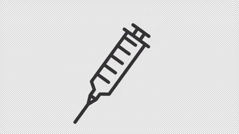 Injection icon animation Stock Footage 248227171