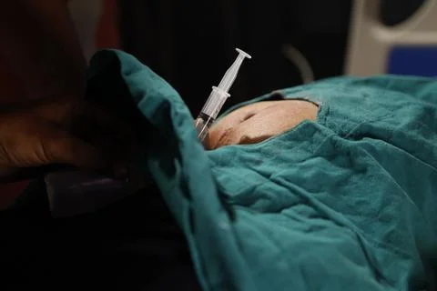 Injection with Medicine Stock Photos