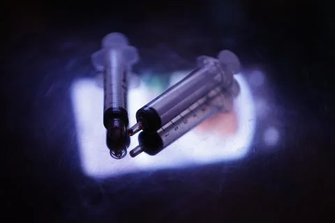 Injection with Medicine Stock Photos