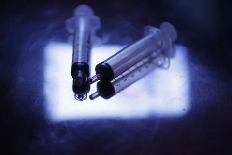 Injection with Medicine Stock Photos