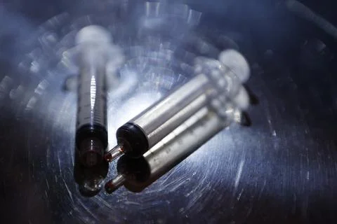 Injection with Medicine Stock Photos
