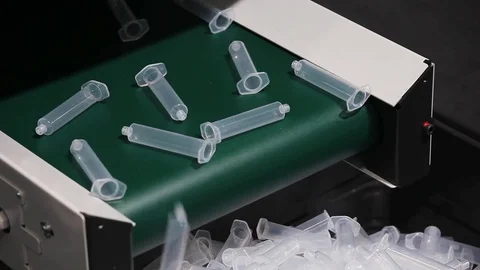 Injection moulding machine Stock Footage 72286966