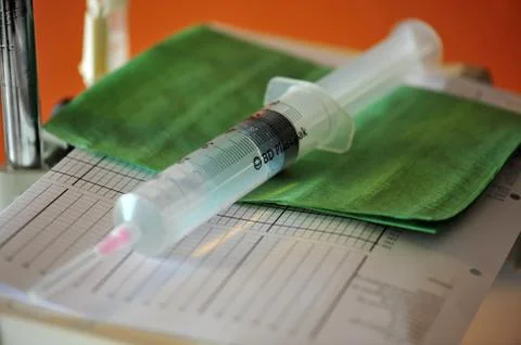 Injection needle Stock Photos