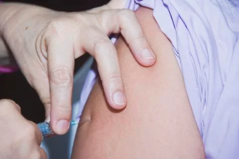 Injection Foto stock
