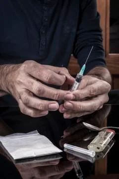 Injection Foto stock