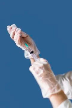Injection preparation Stock Photos