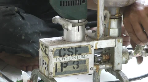 Injection Pump Stock Footage 39847550