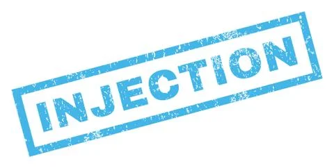 Injection Rubber Stamp Stock Illustration