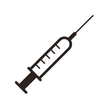 Injection syringe icon Stock Illustration