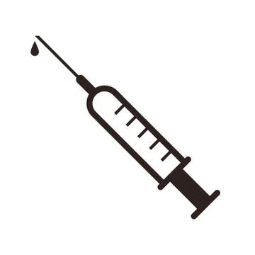 Injection syringe icon Stock Illustration